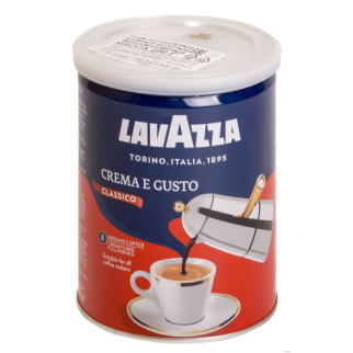 Мелена кава без гіркоти в жерстяних банках Lavazza Crema e Gusto (ж/б), 250 грам Італія - Інтернет-магазин спільних покупок ToGether