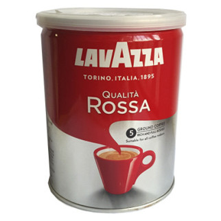 Мелений Італійську Каву Lavazza Qualita Rossa в залізній банці 250г, суміш арабіка робуста - Інтернет-магазин спільних покупок ToGether