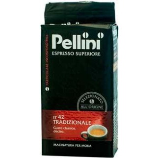 Кава мелена Pellini Espresso №42 в пачці 250 г, Суміш робуста арабіка - Інтернет-магазин спільних покупок ToGether