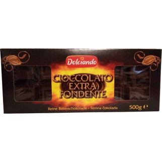 Італійський шоколад чорний Dolciando Extra Fondente, 500 грамів (50% какао) - Інтернет-магазин спільних покупок ToGether