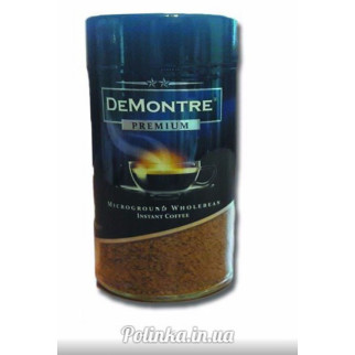 Кава розчинна сублімована Demontre Premium, 200г, Польща, гранульована, у скляній банці - Інтернет-магазин спільних покупок ToGether