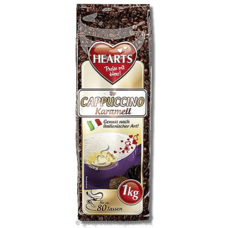Напій кавовий розчинний кава капучіно зі смаком карамелі Hearts Cappuccino Karamell 1 кг - Інтернет-магазин спільних покупок ToGether