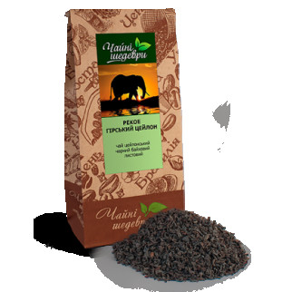 Чай чорний Гірський Цейлон ТМ "Чайні шедеври", 500 г, високогірний чорний середньолистовий чай, Шрі Ланка - Інтернет-магазин спільних покупок ToGether