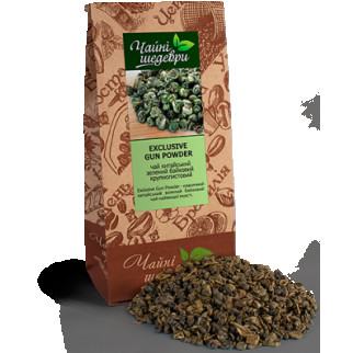 Високогірний цейлонський зелений чай Exclusive Gunpowder ТМ "Чайні шедеври", 500 г - Інтернет-магазин спільних покупок ToGether