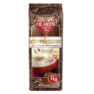 Кава капучіно розчинний зі смаком шоколаду Hearts mit feiner Kakaonote, 1кг - Інтернет-магазин спільних покупок ToGether