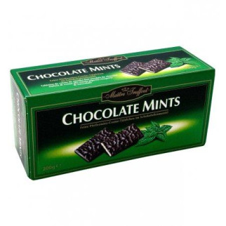 М'ятні шоколадні цукерки Chocolate Mints, 200г, чорний шоколад з м'ятою Maitre truffout chocolate mints - Інтернет-магазин спільних покупок ToGether