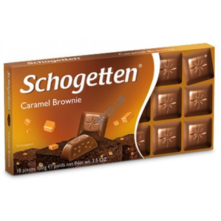 Шоколад молочний з карамеллю Schogetten Caramel Brownie, 100 г, Німеччина - Інтернет-магазин спільних покупок ToGether