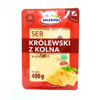 Сир твердий нарізка Mlekpol Krolewski z Kolna (Королівський сир), 400 г - Інтернет-магазин спільних покупок ToGether