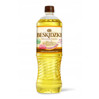 Олія рафінована ріпакова для смаження, рослинне першого пресування Olej Beskidzki, 1 л, Польща - Інтернет-магазин спільних покупок ToGether