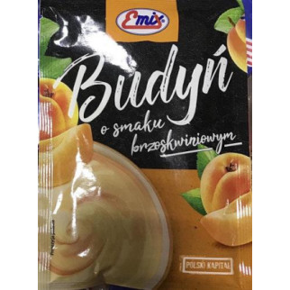 Пудинг БЕЗ ЦУКРУ зі смаком персика в пакеті Budyn Emix, 40 г, Польща, швидкого приготування - Інтернет-магазин спільних покупок ToGether