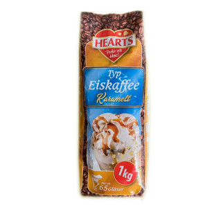 Напій кавовий розчинний капучино зі смаком холодної кави з карамеллю Hearts Eiskaffee Karamell, 1 кг - Інтернет-магазин спільних покупок ToGether