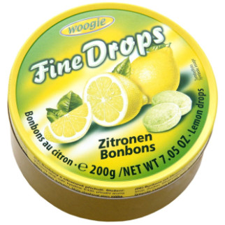 Льодяники Woogie Fine Drops зі смаком лимона і м'яти в залізній банці, 200 г (Австрія) - Інтернет-магазин спільних покупок ToGether