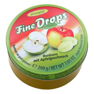 Льодяники Woogie Fine Drops зі смаком Яблука в ж/б, 200 г (Австрія) - Інтернет-магазин спільних покупок ToGether