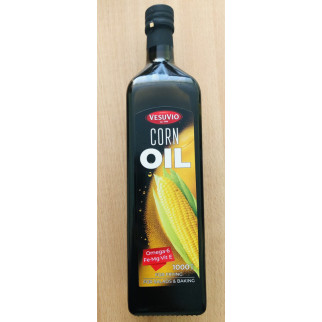 Олія кукурудзяна Vesuvio Corn Oil, 1 л, скло, Греція, для смаження та салатів - Інтернет-магазин спільних покупок ToGether