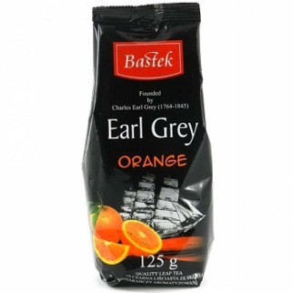 Чай чорний листовий Bastek Earl Grey Orange з бергамотом і апельсином, 125 г, Польща - Інтернет-магазин спільних покупок ToGether