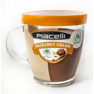 Молочна шоколадна паста (крем) c ореховим смаком в чашці Piacelli Duo, 300 г, Австрія, двоколірна - Інтернет-магазин спільних покупок ToGether