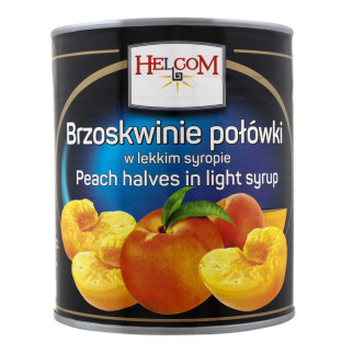 Персики консервовані в сиропі половинками в ж/б Helcom (Польща), 820г - Інтернет-магазин спільних покупок ToGether