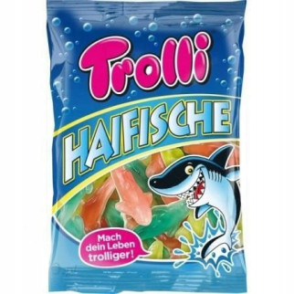 Цукерки желейні жувальні Trolli Haifische (Акули), 200 г, Німеччина, різнобарвні - Інтернет-магазин спільних покупок ToGether