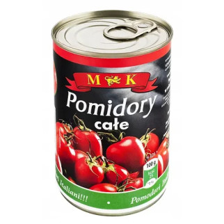 Томати (помідори) цільні очищені у власному соку консервований 400 г Польща M&K - Інтернет-магазин спільних покупок ToGether
