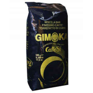 Італійська кава в зернах Gimoka темної обжарки (Джимока чорна), 500г - Інтернет-магазин спільних покупок ToGether