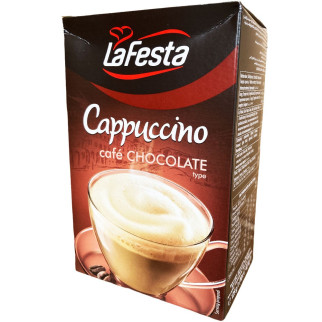 Капучино розчинний зі смаком шоколаду у стіках La Festa Cafe Creamy, 125 г (10 шт. х12,5 г), напій кавовий - Інтернет-магазин спільних покупок ToGether