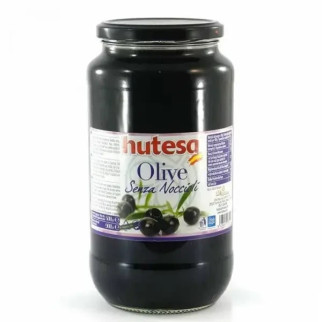 Оливки (маслини) великі чорні без кісточок Hutesa, банка 900 г, Іспанія, у маринаді - Інтернет-магазин спільних покупок ToGether