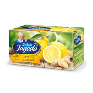 Чай фруктовий Bavcia Jagoda в пакетах з лимоном і імбирем (саше) 20 шт., 40 г, Польща, лимон та імбир - Інтернет-магазин спільних покупок ToGether