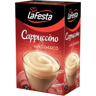 Капучино розчинний класичний La Festa Cafe Classico, 125 г (10 шт. х12,5 г), напій кавовий - Інтернет-магазин спільних покупок ToGether