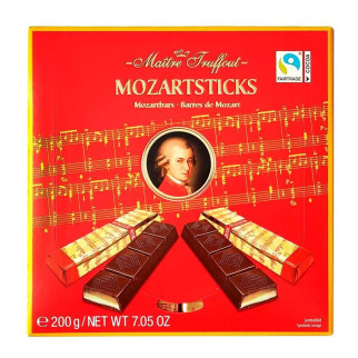 Шоколадні цукерки в коробці Maitre Truffout Mozartsticks, 200 г (Австрія) - Інтернет-магазин спільних покупок ToGether