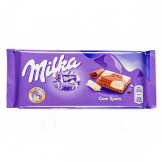Шоколад молочний з білим Milka Cow Spots, 100 г Швейцарія, два шоколади білий і молочний - Інтернет-магазин спільних покупок ToGether