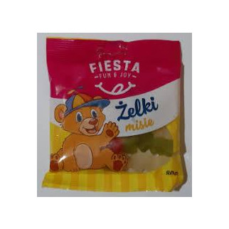 Цукерки желейні Fiesta Zelki ведмедики, 80 г, жувальні цукерки, Польща - Інтернет-магазин спільних покупок ToGether