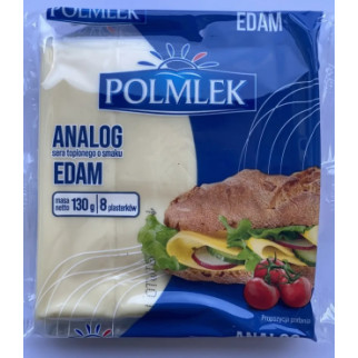 Сир порційний тостовий Polmlek Edam, 130 г, Польща, плавлений сир для тостів - Інтернет-магазин спільних покупок ToGether