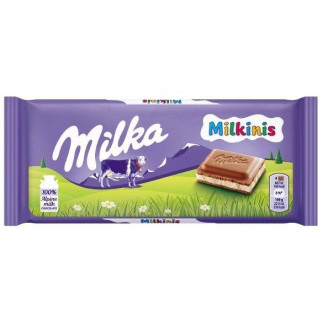 Шоколад молочний з кремовою начинкою Milka Milkinis, 100 г, Швейцарія, Мілкініс - Інтернет-магазин спільних покупок ToGether
