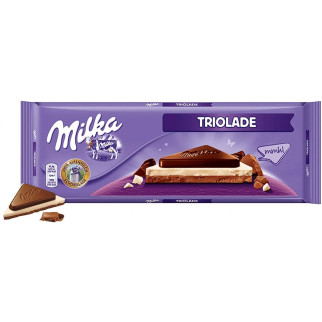 Шоколад Milka Triolade три різновиди шоколаду (Тріоладе), 280 г, Швейцарія, три різновиди шоколаду - Інтернет-магазин спільних покупок ToGether