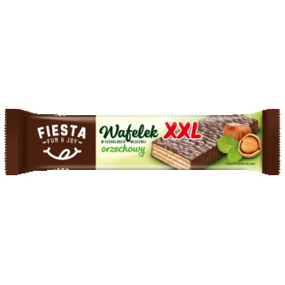 Вафлі в шоколаді з горіховим кремом (начинкою) Fiesta XXL, 30 г, Польща - Інтернет-магазин спільних покупок ToGether