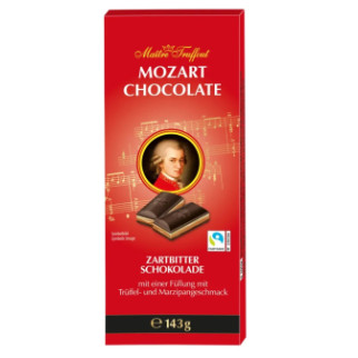 Шоколад темний (чорний) з марципановою начинкою Mozart Chocolate, 143 г, Австрія - Інтернет-магазин спільних покупок ToGether