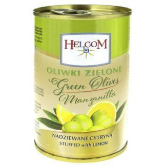 Оливки іспанські зелені фаршировані лимоном Helcom, 280 г, ж/б, Польща - Інтернет-магазин спільних покупок ToGether
