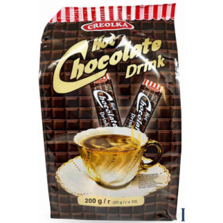 Гарячий шоколад у стиках Creolka HOT Chocolate Drink, 200 г (10 шт. по 20 г), Польща, порційний - Інтернет-магазин спільних покупок ToGether