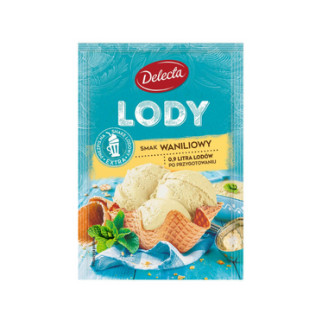 Сухе морозиво в пакетиках Lody Delecta osmaku waniliowym (з ванільним смаком), 57 г, Польща - Інтернет-магазин спільних покупок ToGether