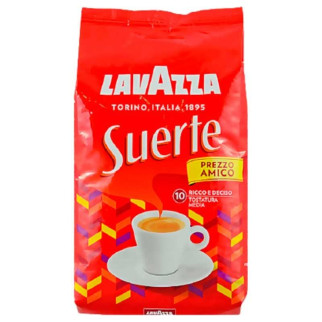 Кава в зернах Lavazza Suerte,1 кг, Італія (ОРІГИНАЛ), темного обсмажування, лаванця суерте - Інтернет-магазин спільних покупок ToGether