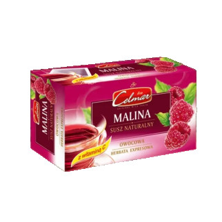 Чай фруктовий Celmar зі смаком малини малина в пакетах (саше) 20 шт., 34 г, Польща, з вітаміном С - Інтернет-магазин спільних покупок ToGether