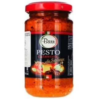 Соус песто Pesto Barri, 190 г, Італія, Дженовезе (червоний) - Інтернет-магазин спільних покупок ToGether