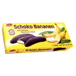 Цукерки банан у шоколаді Schoko Bananen, 300 г, Німеччина, суфле в шоколаді - Інтернет-магазин спільних покупок ToGether