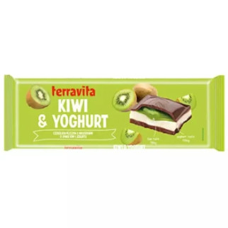 Шоколад молочний із начинкою з джем ківі та йогурт Terravita, 235 г, Польща - Інтернет-магазин спільних покупок ToGether