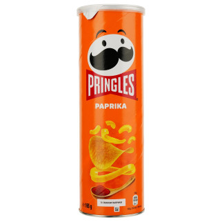 Чипсі зі смаком паприки Принглс Pringles Paprika, 165 г - Інтернет-магазин спільних покупок ToGether