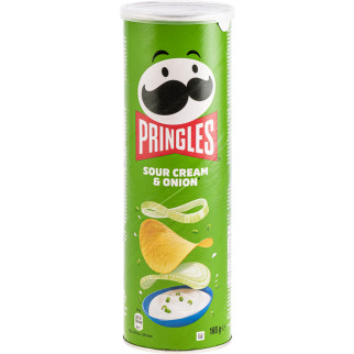 Чипси со вкусом сметани и зелени Принглс Pringles Sour Cream & Onion, 165г - Інтернет-магазин спільних покупок ToGether