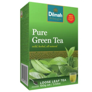 Чай зелений листовий Dilmah Green Tea, моночай, 100 г, без добавок - Інтернет-магазин спільних покупок ToGether