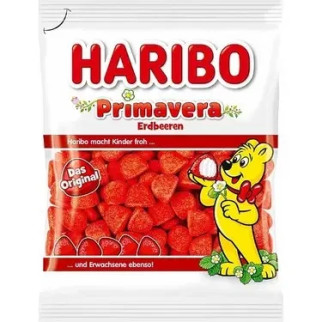 Цукерки желейні (полуниця) Haribo Primavera 100 г жувальні цукерки Харибо - Інтернет-магазин спільних покупок ToGether