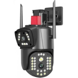 Камера відеоспостереження 2 незалежних об'єктива 4MPx+4MPx ( IP Wi-Fi камера V380-A28-4Gv380) - Інтернет-магазин спільних покупок ToGether