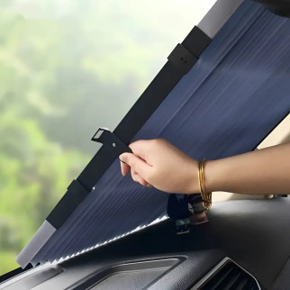 Сонцезахисна шторка в авто на лобове скло 145 х 70 см - Інтернет-магазин спільних покупок ToGether